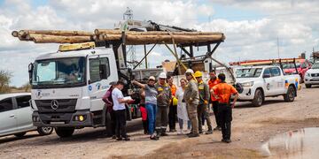 Asistencia a las familias afectadas por el temporal en Telaritos.