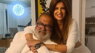 Elba Marcovecchio y Jorge Lanata. (Clarín)