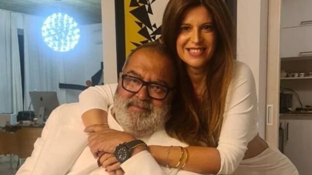 Elba Marcovecchio y Jorge Lanata. (Clarín)