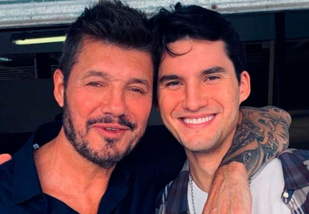 Marcelo y su hijo Francisco