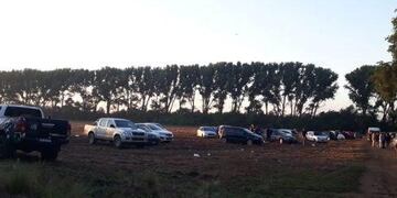 Fiesta clandestina en Villa Mercedes