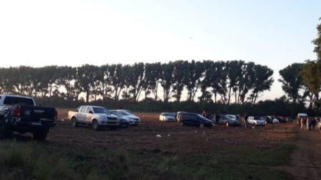 Fiesta clandestina en Villa Mercedes