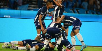 Festejo de Talleres. (José Hernández/ La Voz)
