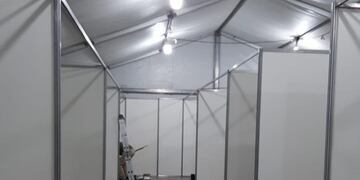 Módulo nuevo en el Hospital de Rafaela para enfermos leves de coronavirus