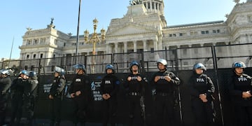 Se espera otro fuerte operativo de Seguridad este miércoles. Foto: Juan Vargas / NA