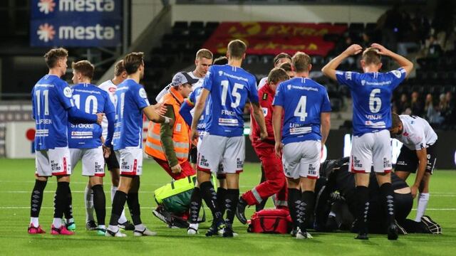 Emil Palsson sufrió un paro cardíaco en medio de un partido (Foto: NTB scanpix)