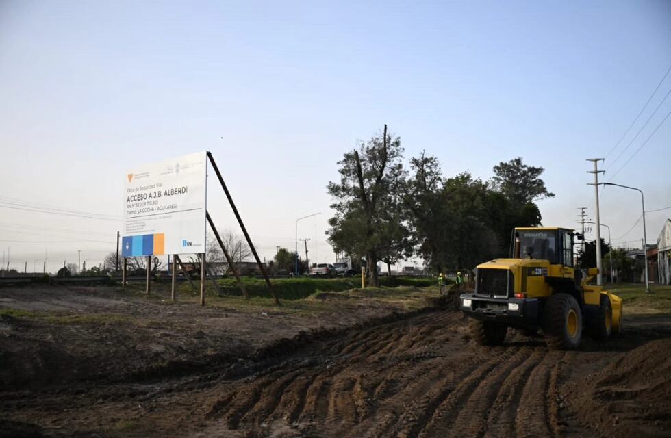 Tucumán construye el nuevo acceso a Alberdi con fondos propios