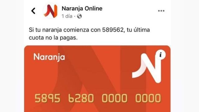 Tarjeta Naranja desmiente promociones y asegura que los anuncios son una estafa