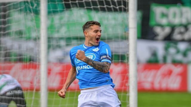 Los goles de Pablo Vegetti ilusionan a Belgrano (Foto Federico Lopez Claro).