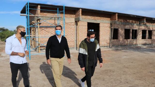 Jorge Capitanich, visitó las obras junto a Santiago Pérez Pons, ministro de Economía, Planificación e Infraestructura.