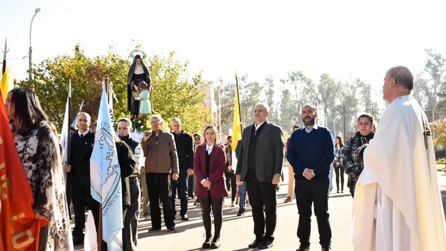 Calvo y Chivallero en las fiestas patronales de Angélica