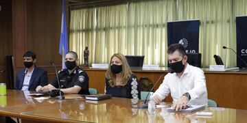 Abdala y Carruega se presentaron este viernes ante el Concejo Municipal de Rafaela