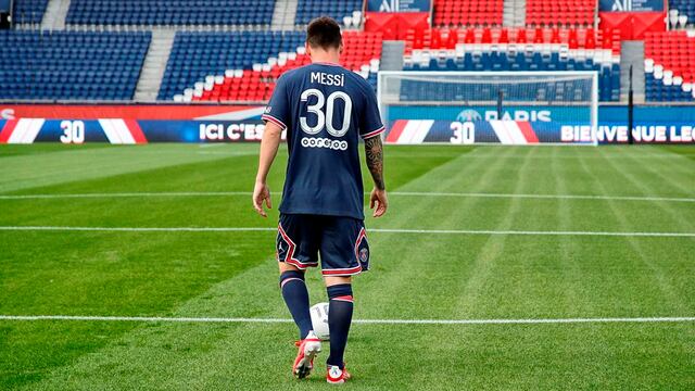 La "30", la camiseta que utilizará Messi en el PSG. (Foto: PSG)