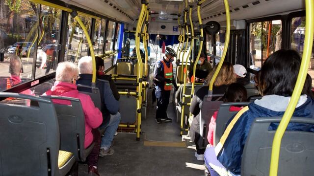 El Gobierno de Mendoza informó que durante los días de confinamiento la demanda del transporte público de pasajeros cayó 60%. Fuente Gobierno de Mendoza