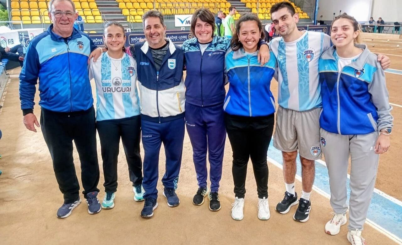 Nicolás Pretto, bochofilo de Sacanta, ganó la Medalla de Bronce Mixta