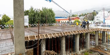 Avanzan los trabajos en el nuevo edificio del Ministerio de Salud en Ushuaia