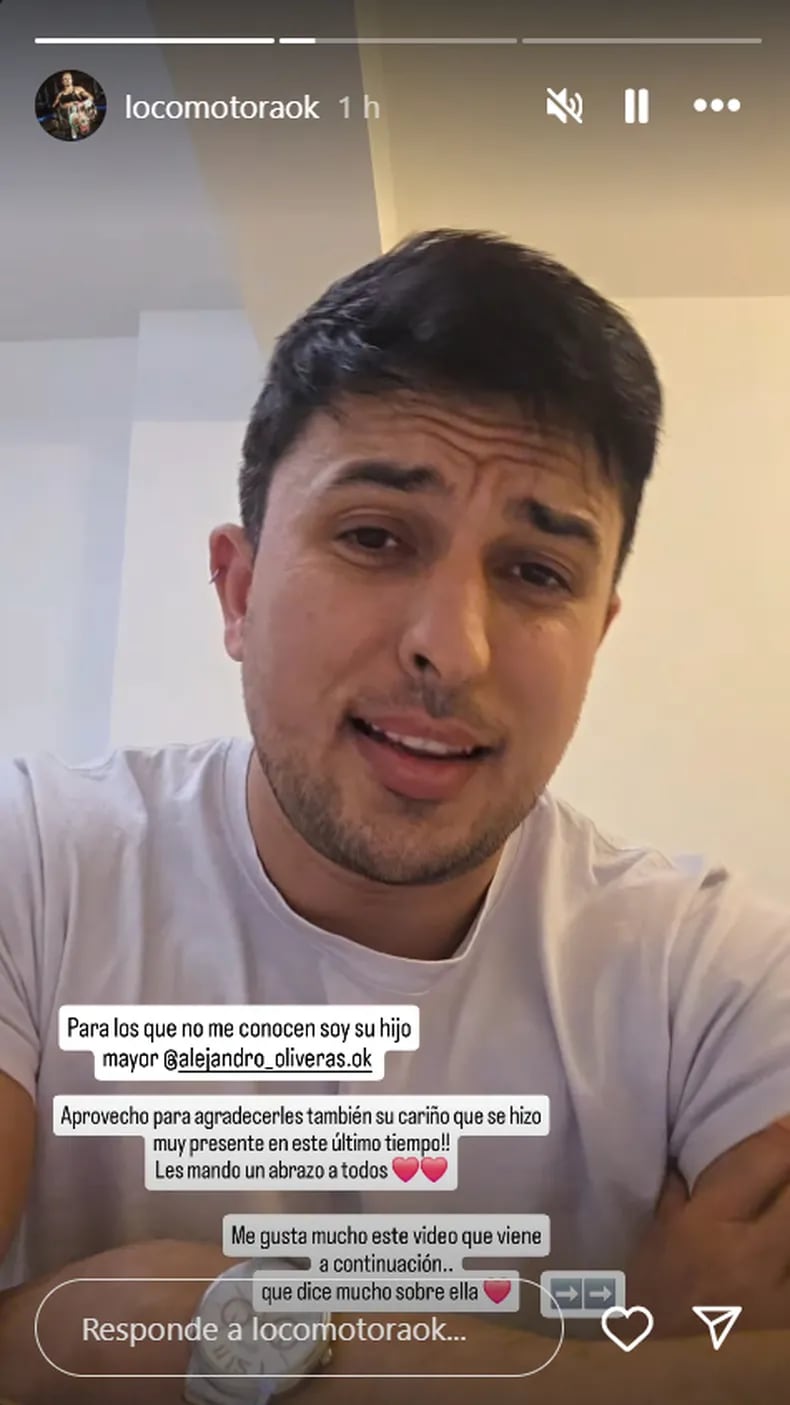 Alejandro recordó a Locomotora Oliveras a un mes de su muerte