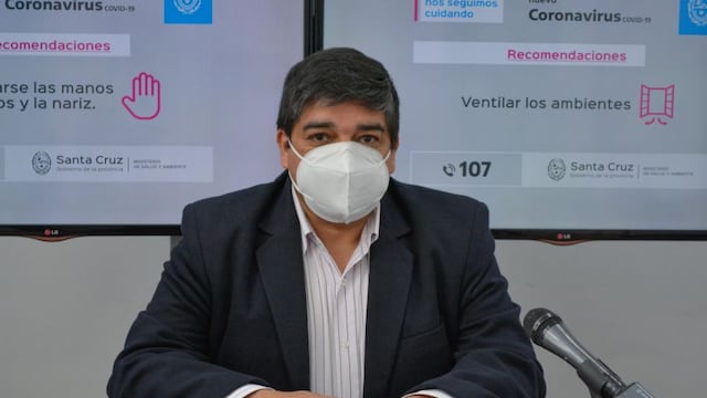 Ministro de Salud de Santa Cruz, Dr. Claudio García.