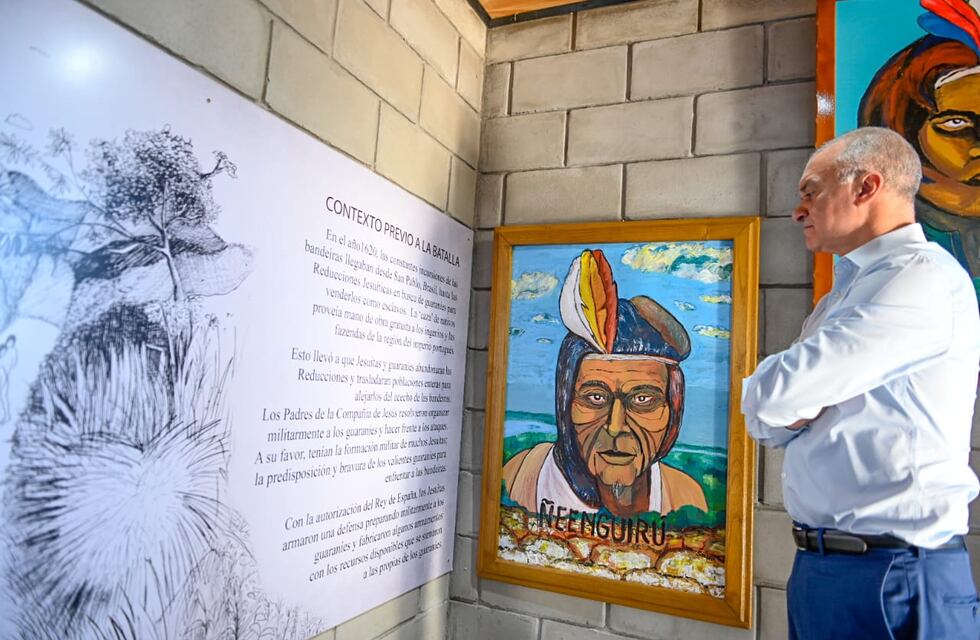 El vicegobernador Carlos Arce presidió la conmemoración 382° de la Batalla de Mbororé en Panambí
