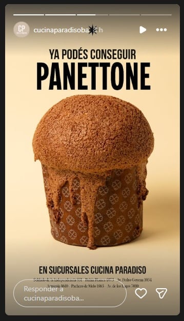 El clásico Panettone de Donato De Santis