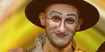 El cordobés Germán Massimino se llevó el botón dorado de Got Talent Argentina (Captura de pantalla)