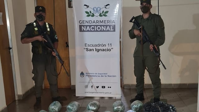 Prefectura decomisó un cargamento de marihuana en Eldorado