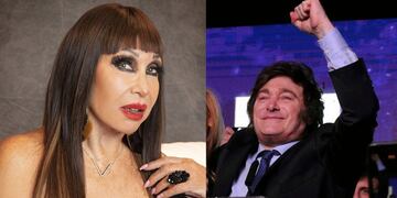 Moria Casán ironinzó con la victoria de Javier Milei