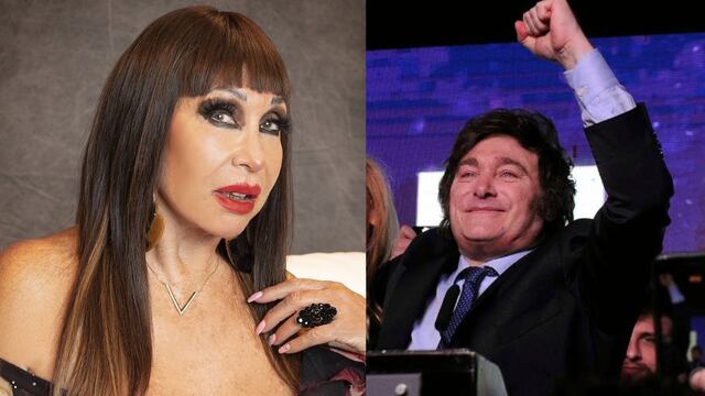 Moria Casán ironinzó con la victoria de Javier Milei