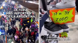 “¿Más barato que Flores?”: una influencer fue a La Salada y se sorprendió con los precios de la ropa.