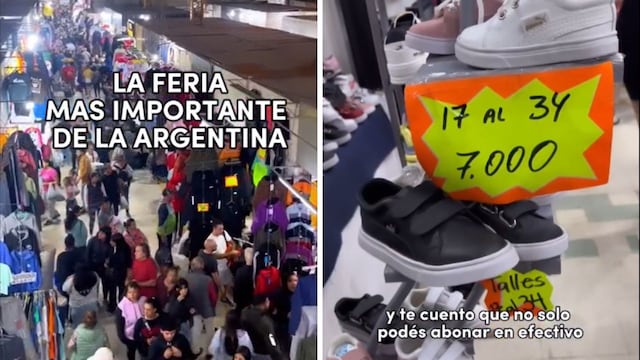 “¿Más barato que Flores?”: una influencer fue a La Salada y se sorprendió con los precios de la ropa.