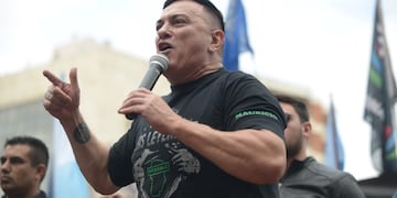 El juez federal Ricardo Bustos Fierro autorizó que Saillén vuelva a liderar el gremio de recolectores de residuos. (José Gabriel Hernández)