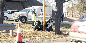 Accidente vial en Luján de Cuyo.