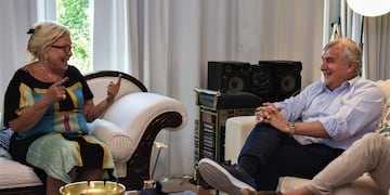 "Lilita" Carrió mostró su apoyo para con Gerardo Morales.