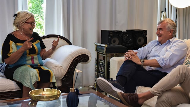 "Lilita" Carrió mostró su apoyo para con Gerardo Morales.