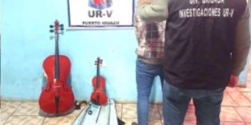 Detuvieron a un joven por el robo de instrumentos a una escuela en Puerto Iguazú.