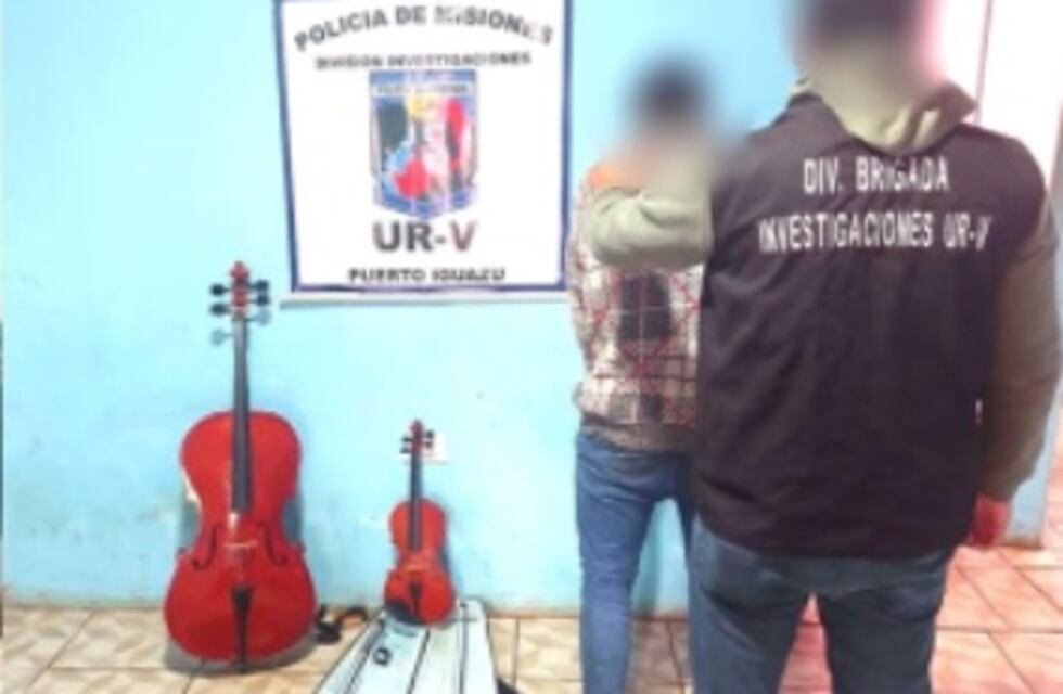 Detuvieron a un joven por el robo de instrumentos a una escuela en Puerto Iguazú