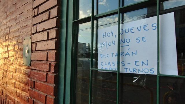 En el establecimiento de Teniente Agneta al 600 bis amaneció cerrado.