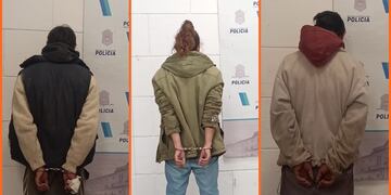 Tres aprehendidos en la plaza San Martín por intento de robo en una vivienda