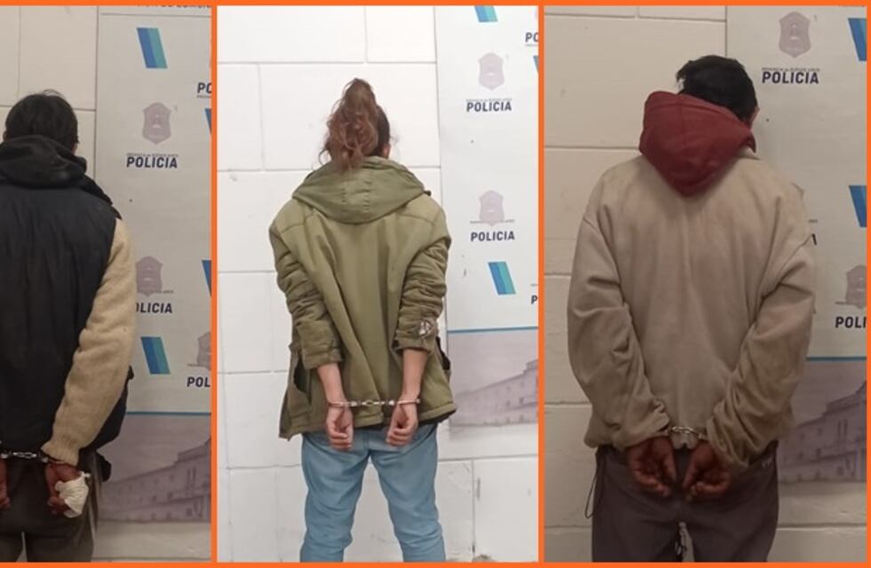 Tres Arroyos: Tres aprehendidos en la plaza San Martín por intento de robo en una vivienda