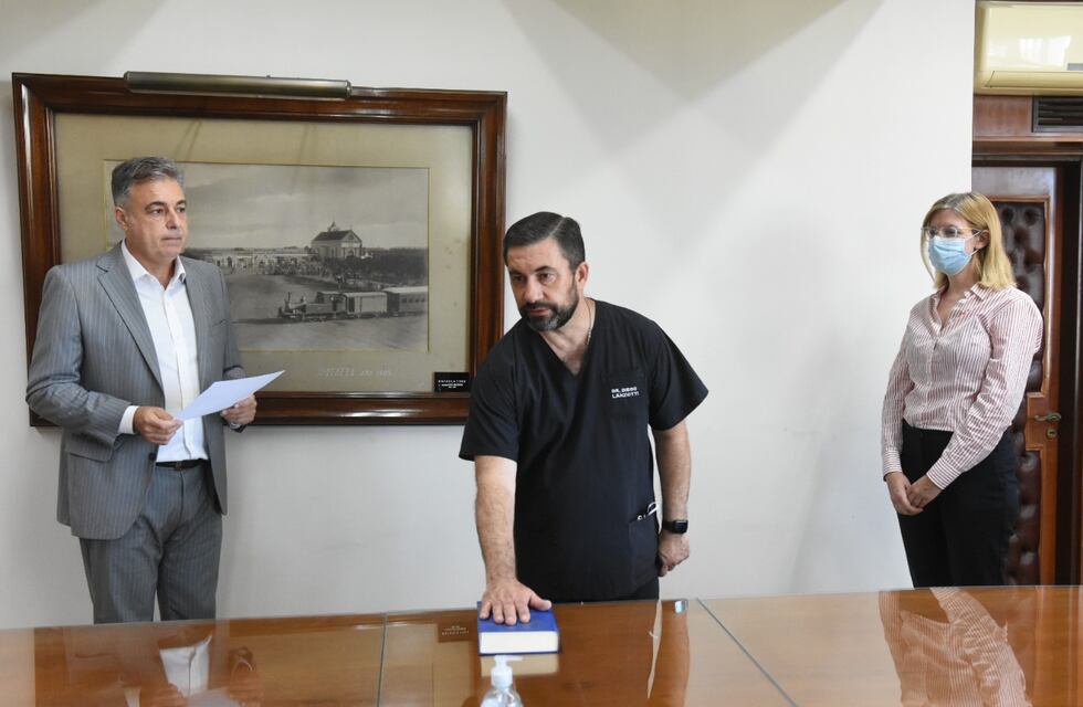 Tomó juramento Diego Lanzotti nuevo Subsecretario de Salud