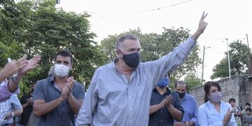 Jaldo visitó obras en Concepción y se reunió con referentes políticos de la ciudad