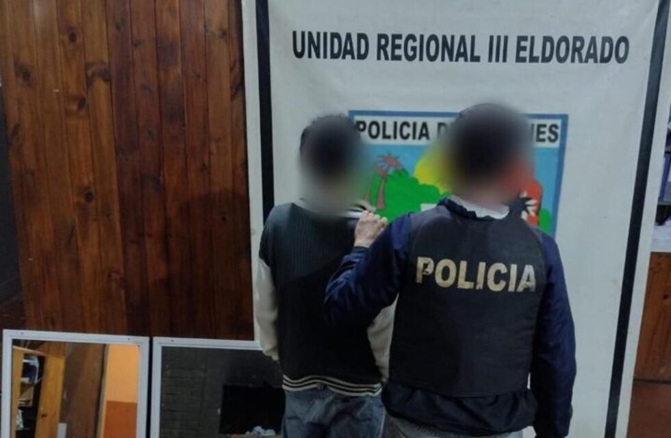 Detuvieron a un hombre y recuperaron elementos robados de una mampostería en Montecarlo