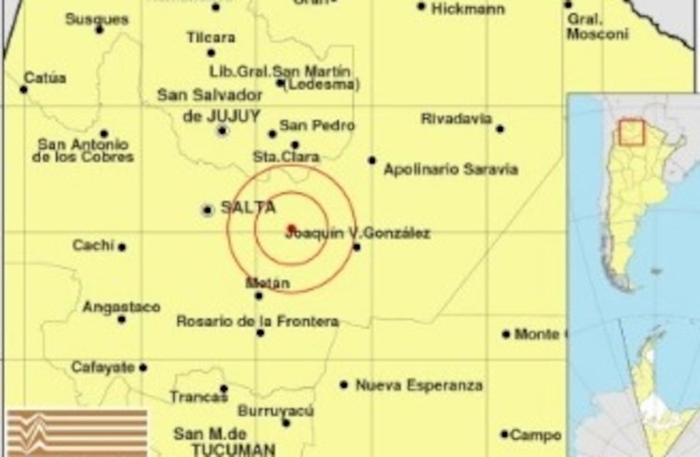 El jueves por la noche tembló Salta