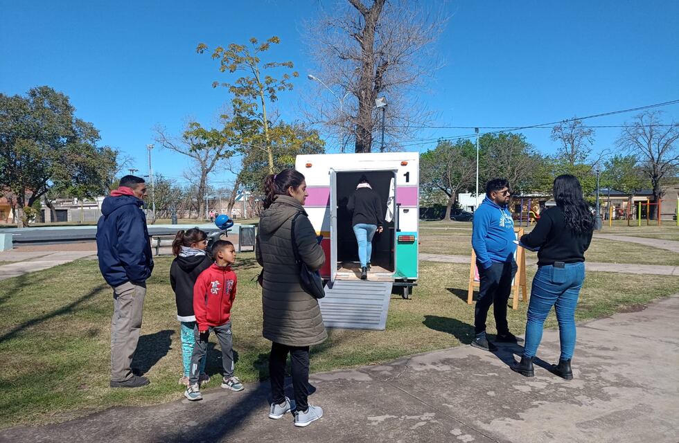 La nueva estación de Rafaela en Acción es la Plaza Eva Perón
