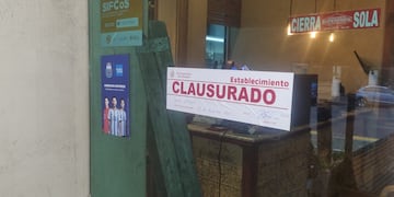 Clausuraron un comercio de Córdoba en el inicio del fin de semana.