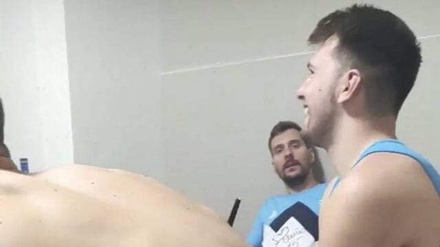 La reunión sin protocolos de Eslovenia en la Villa Olímpica.