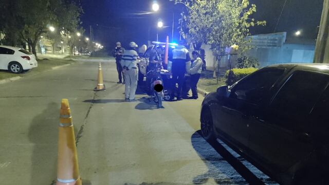 Le retuvieron la moto: manejaba alcoholizado y sin papeles
