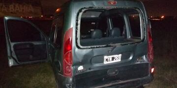 Camión chocó por detrás a una camioneta.