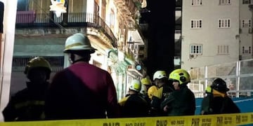 Derrumbe en La Habana