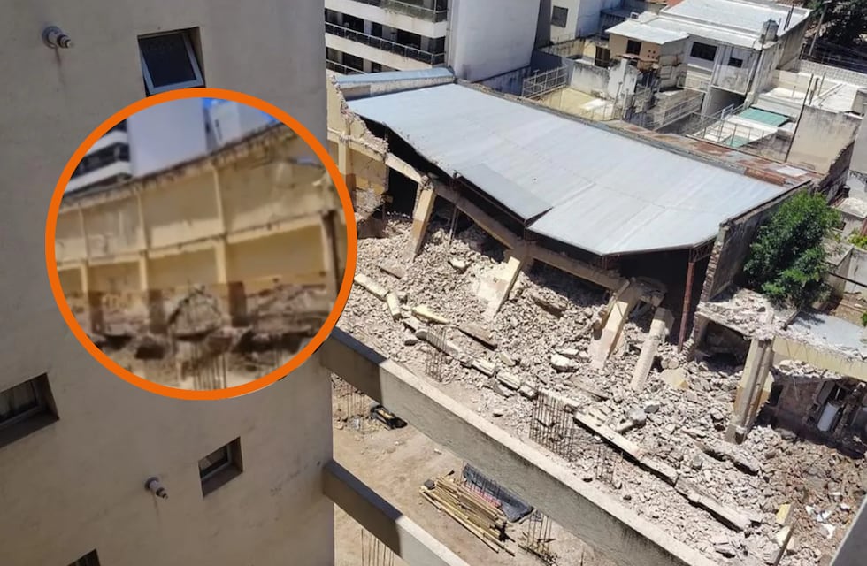 Estremecedor: se conoció un video que muestra el momento del derrumbe en Córdoba